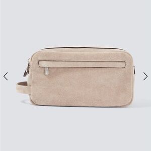 Brunello Cucinelli Beige Toiletry Bag